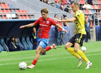 Steaua, remiză cu Metaloglobus